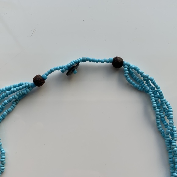 Beaded Turquoise Necklace - Picture 3 of 4
